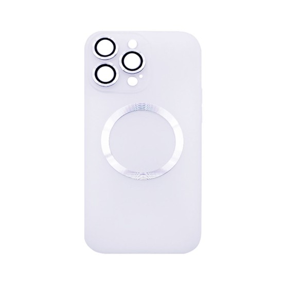 Magnetic Case with Camera Lens for Apple iPhone 14 Pro Max White Magnetic Case with Camera Lens for Apple iPhone 14 Pro Max White